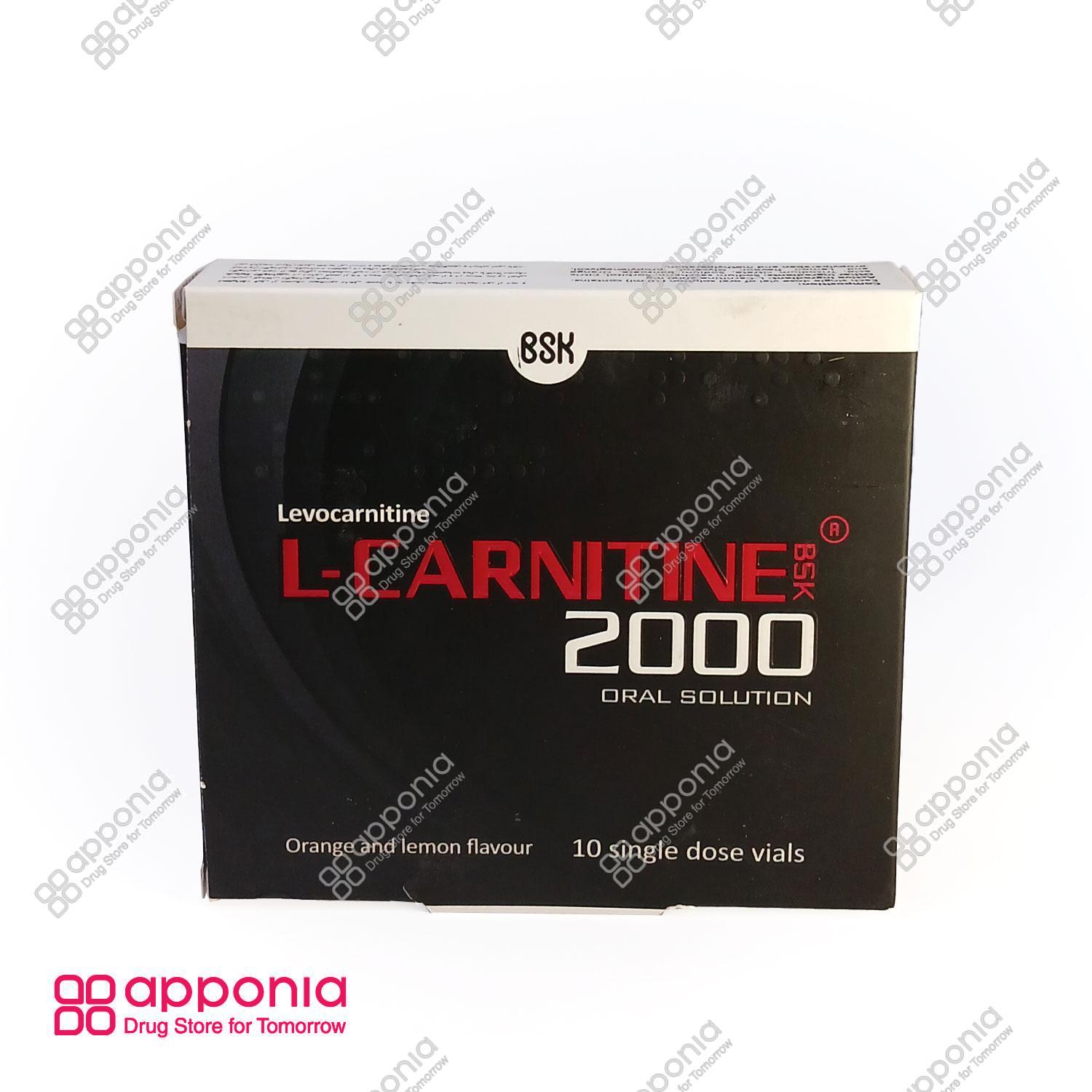 BSK-L-carnitine-2000-1.jpg ال کارنیتین 2000 بی اس کی - Image 1