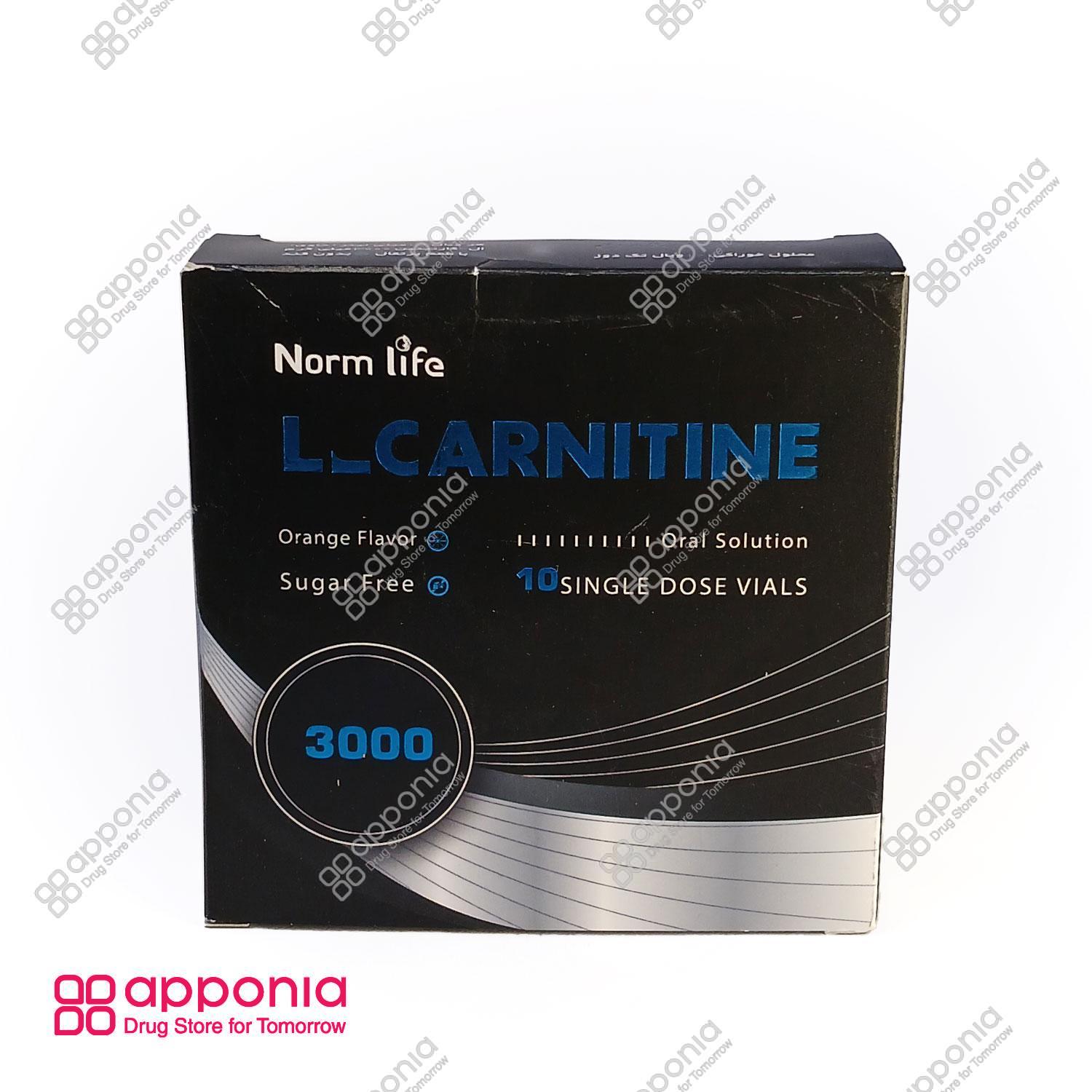 norm-life-l-carnitine-1.jpg ال کارنیتین 3000 نورم لایف - Image 1