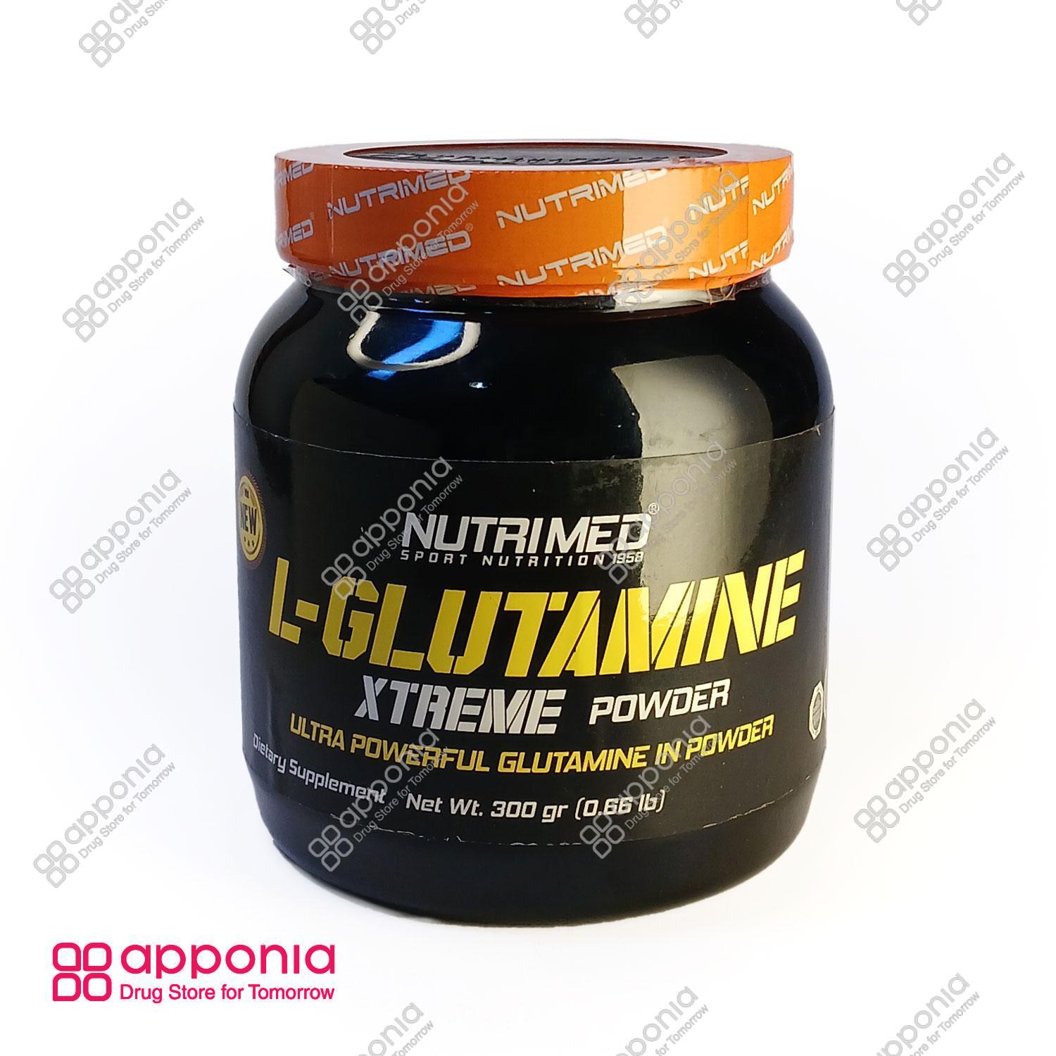 nutrimed-L-glutamine-1.jpg ال گلوتامین نوتریمد (300گرمی) - Image 1