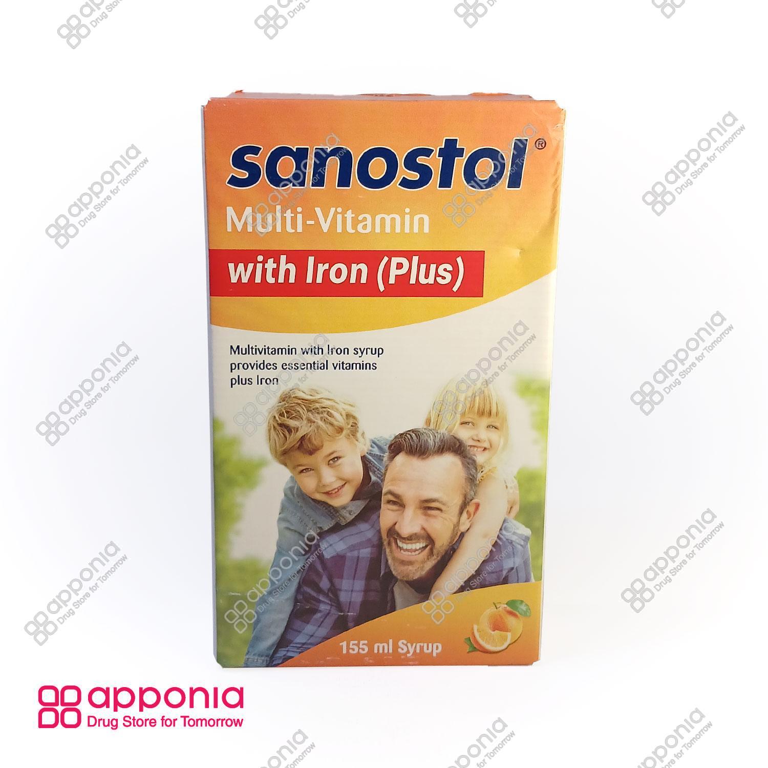 sanostol-multivitamin-iron-plus-1.jpg شربت مولتی ویتامین سانستول پلاس آهن - Image 1