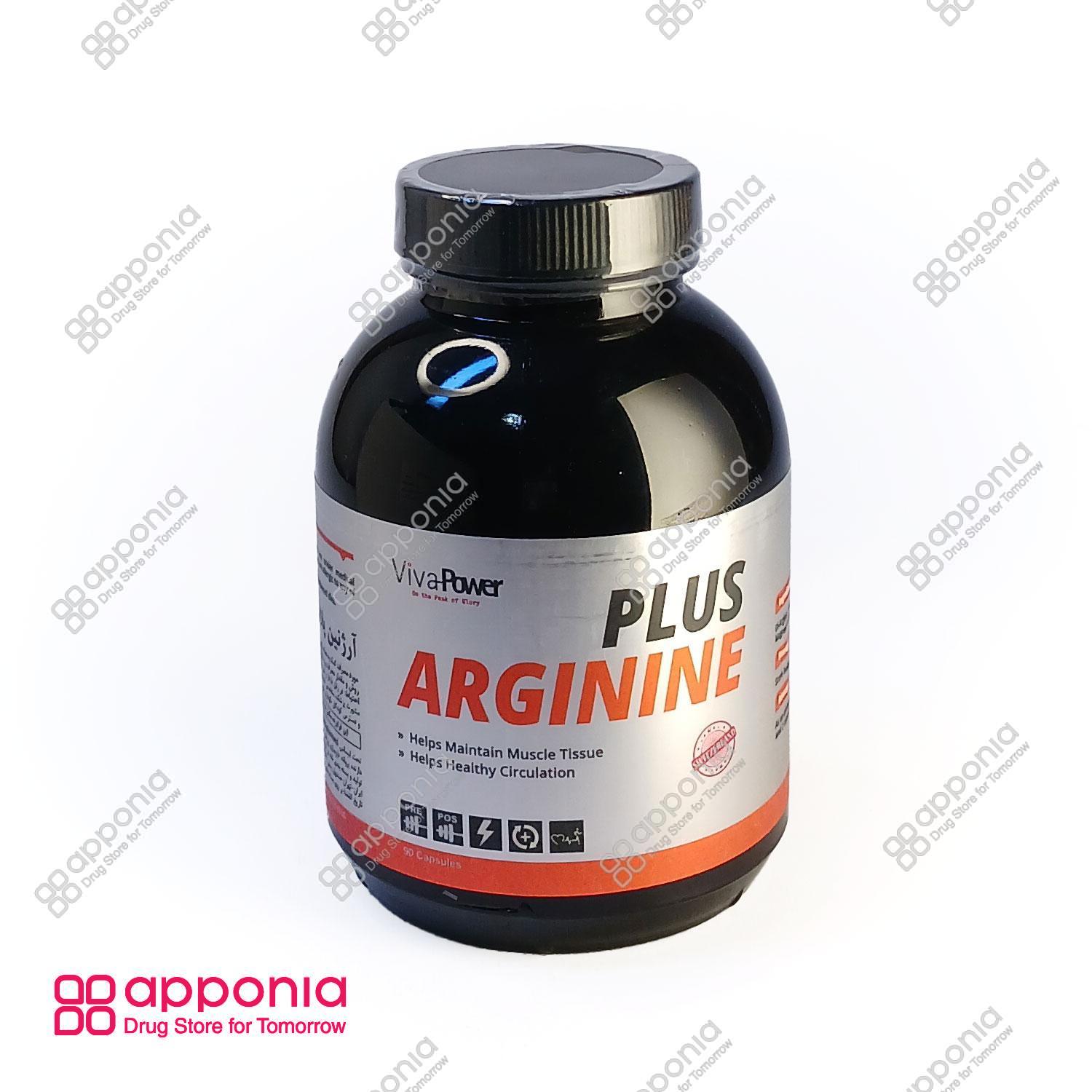 vivapower-arginine-plus-1.jpg کپسول آرژنین پلاس ویوا پاور - Image 1