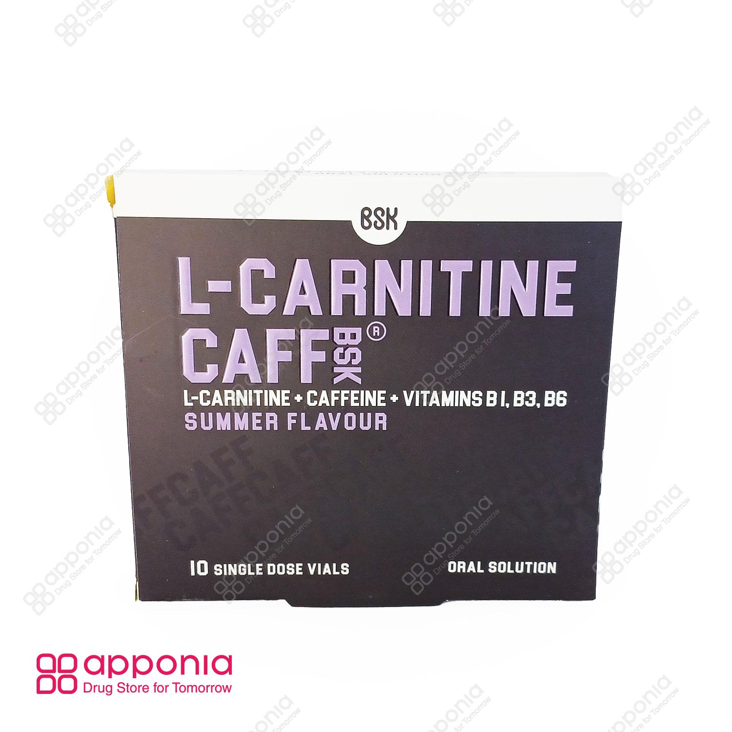 bsk-l-carnitine-caff-1 ویال خوراکی ال کارنیتین کاف بی اس کی