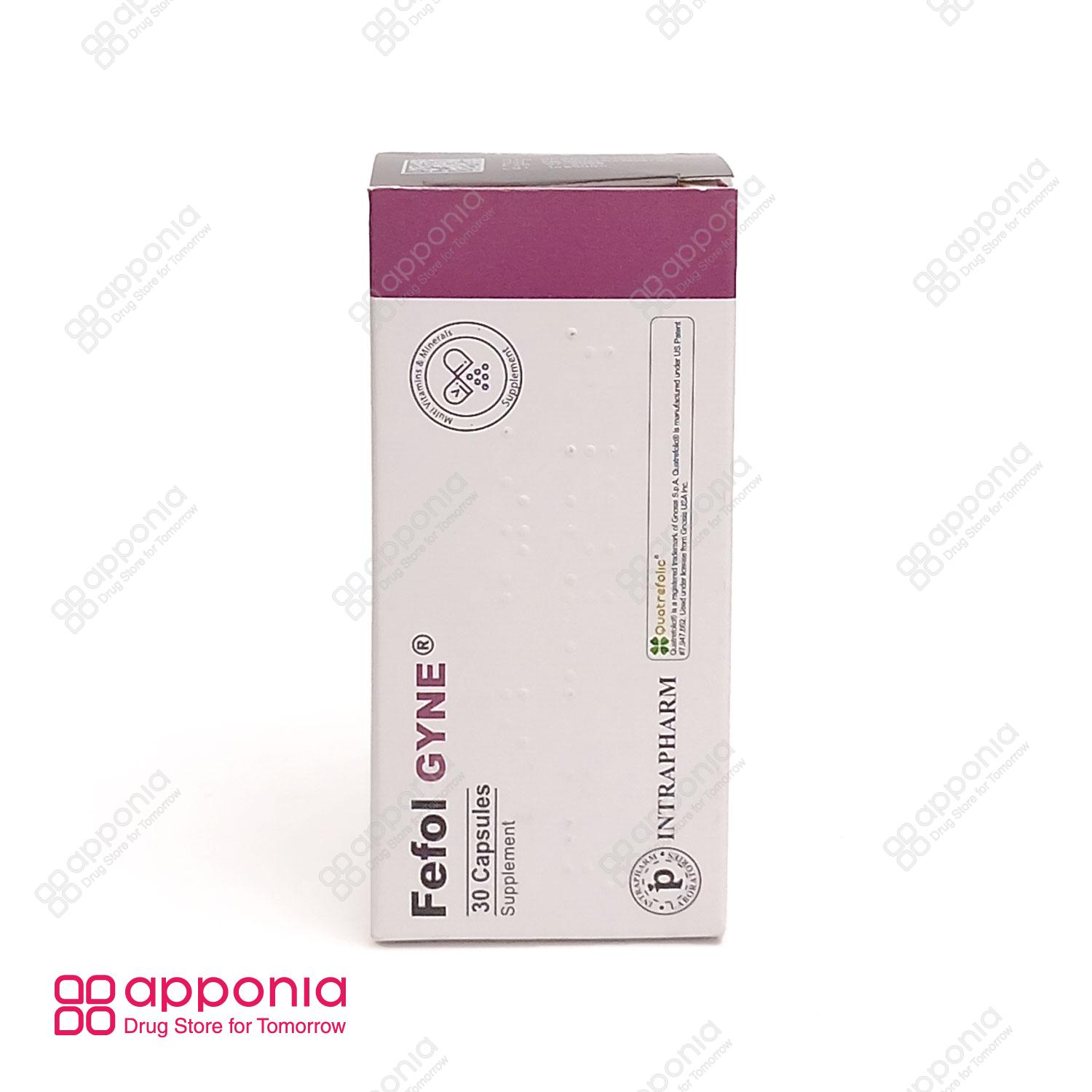 interapharm-fefol-gyne-1 کپسول ففول گاین اینترافارم