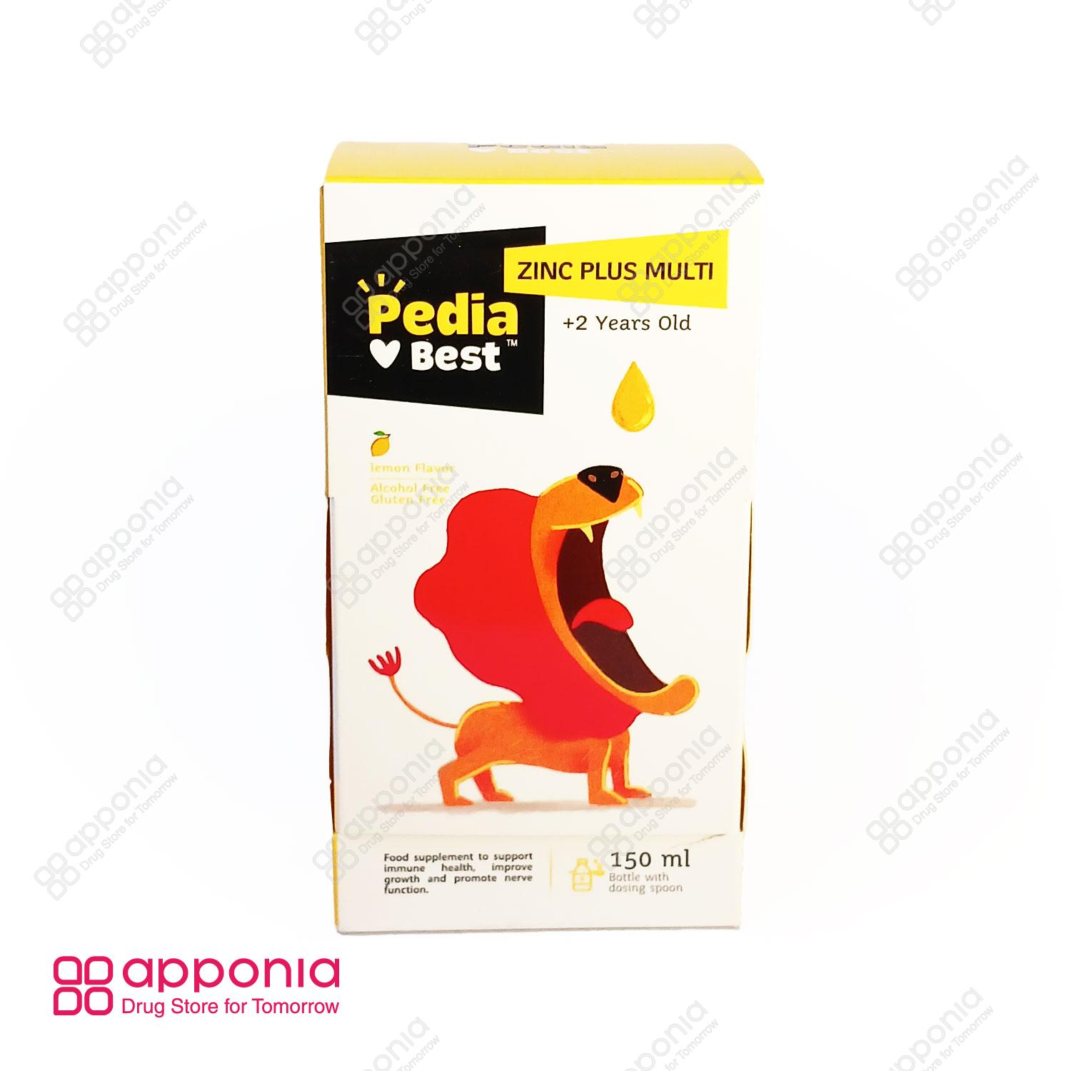 pedia-best-zinc-plus-multi-1 شربت زینک پلاس مولتی پدیابست